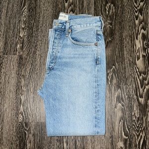 Agolde Riley High Rise Straight Crop